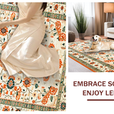 Neutral Earthy Botanical Motif(Beige)