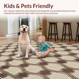 Chic Earthy Diamond Motif(Beige)