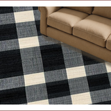 Rustic Black and Beige Motif(Black)