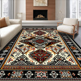 Elegant Black Geometric Motif(Black)