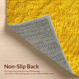 Ultra Soft Area Rug, Non Slip, Stain Resistant, Washable Area Rugs for Living Room, Bedroom, Whimsical Animal Shower Mat for Pet Lovers(Yellow)