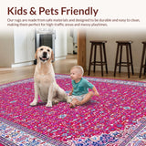 Chic White and Fuchsia Trellis Style(Red)