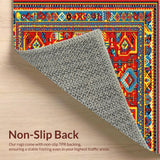Artistic Colorful Striped Weave(Red)