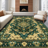 Ultra Soft Area Rug, Non Slip, Stain Resistant, Washable Area Rugs for Living Room, Bedroom, Modern Shag with Intricate(Blue)