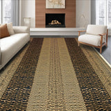 Ultra Soft Area Rug, Non Slip, Stain Resistant, Washable Area Rugs for Living Room, Bedroom, Khaki Leopard Print Kids Room Shaggy Carpet(Beige)