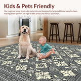 Chic Graphic Patterned Floor(Gray)