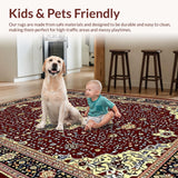 Classic Maroon Medallion Flourish(Red)