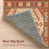 Colorful Distressed Geometric Design(Beige)