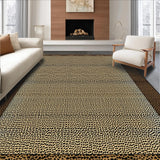 Ultra Soft Area Rug, Non Slip, Stain Resistant, Washable Area Rugs for Living Room, Bedroom, Rustic Vibrant Animal Print(Beige)