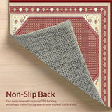 Chic Transitional Textured Design(Red)