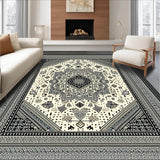 Ultra Soft Area Rug, Non Slip, Stain Resistant, Washable Area Rugs for Living Room, Bedroom, Vibrant Natural Tones with Elegance(Gray)
