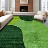 Contemporary Cozy Shag Design(Green)