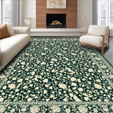 Lush Green Botanical Motif(Black)