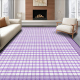 Ultra Soft Area Rug, Non Slip, Stain Resistant, Washable Area Rugs for Living Room, Bedroom, Whimsical Symmetrical Patterning(Purple)