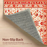Vibrant Rustic Flower Motif(Beige)