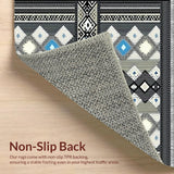 Elegant Tribal Tasseled Geometric Design(Gray)