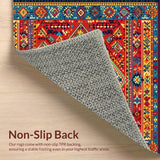 Bold Multicolored Woven Design(Red)
