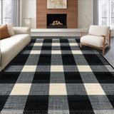 Rustic Black and Beige Motif(Black)