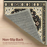 Classic Black Beige Damask Style(Black)