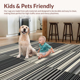 Contemporary Black and White Geometric(Gray)