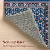 Chic Modern Abstract Floral Fusion(Blue)