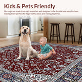 Geometric Medallion Decorative(Red)