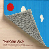 Lively Cartoonish Patterned Style(Blue)