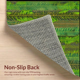 Elegant Hued Geometric Print(Green)