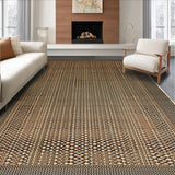 Ultra Soft Area Rug, Non Slip, Stain Resistant, Washable Area Rugs for Living Room, Bedroom, Large Stain-Resistant Cow Print Rug for Modern Farmhouse(Brown)