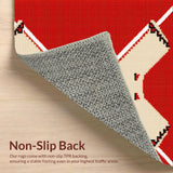 Charming Vintage Baseball Motif(Red)