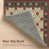 Floral Diamond Area Rustic Charm(Beige)