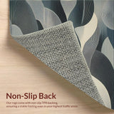 Stylish Gray Wave Motif(Gray)