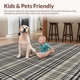 Dynamic Earth Tone Geometric Motif(Beige)