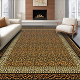 Ultra Soft Area Rug, Non Slip, Stain Resistant, Washable Area Rugs for Living Room, Bedroom, Colorful Artistic Animal Design(Brown)
