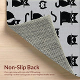 Charming Quirky Feline Art(Black)