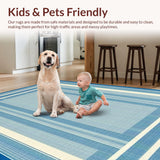 Elegant Geometric Blue Composition(Blue)