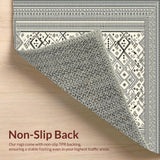 Chic Rustic Tiled Patterned(Beige)