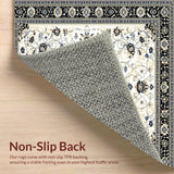 Cozy Black and Ivory Medallion(White)
