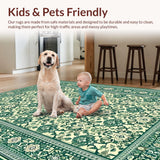 Striking Multihued Paisley Charm(Green)