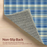 Elegant Blue Tartan Style(Blue)