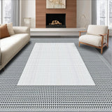 Ultra Soft Area Rug, Non Slip, Stain Resistant, Washable Area Rugs for Living Room, Bedroom, Contemporary Soft Humor Accent(Gray)