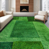 Ultra Soft Area Rug, Non Slip, Stain Resistant, Washable Area Rugs for Living Room, Bedroom, Serene Pastoral Green Elegance(Green)