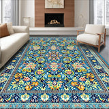 Ultra Soft Area Rug, Non Slip, Stain Resistant, Washable Area Rugs for Living Room, Bedroom, Beige Mud Trapper Doormat for Entryway(Blue)
