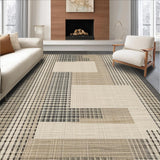 Sleek Transitional Geometric Arrangement(Beige)