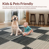 Bold Contrast Geometric Motif(Black)