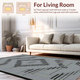 Striking Ogee Patterned Accent(Black)