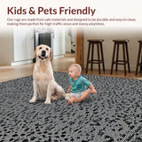Trendy Abstract Leopard Print Accent(Gray)
