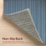 Delicate Blue Toned Medallion Style(Blue)