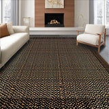 Ultra Soft Area Rug, Non Slip, Stain Resistant, Washable Area Rugs for Living Room, Bedroom, Vibrant Bold Leopard Pattern Fusion(Gold)