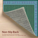 Cozy Earth Tone Scrollwork(Blue)